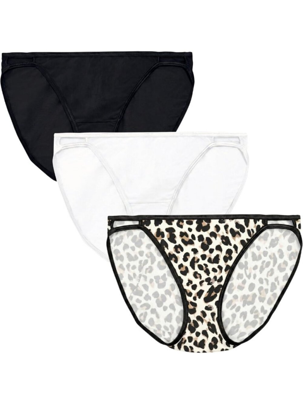3-Pack Bikini Panties Set - Soft, Comfortable, Stylish Colors for Everyday Wear
